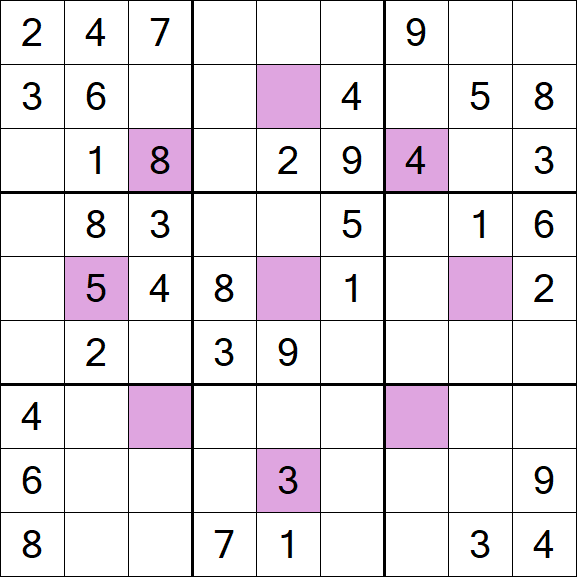 Asterisk Sudoku - Medium