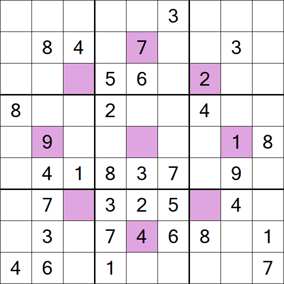 Asterisk Sudoku - Medium