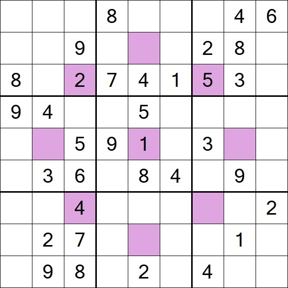 Asterisk Sudoku - Medium