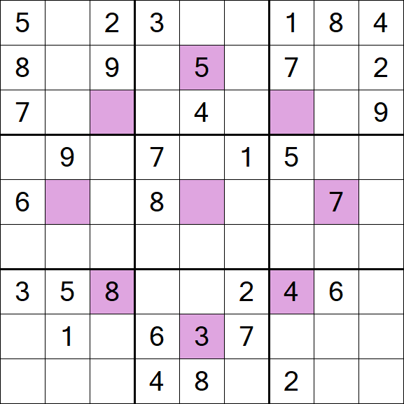Asterisk Sudoku - Medium