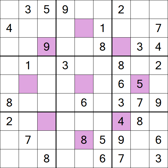 Asterisk Sudoku - Medium