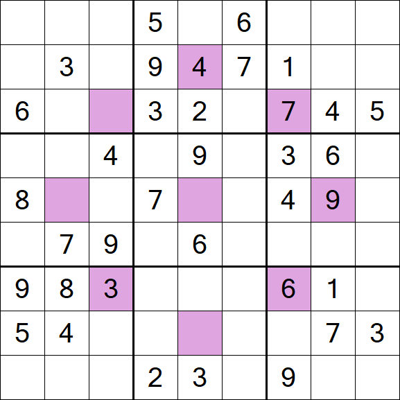 Asterisk Sudoku - Medium