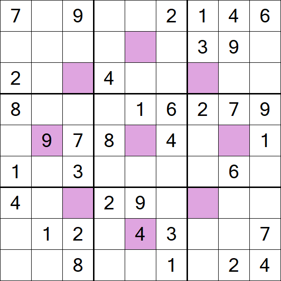 Asterisk Sudoku - Medium