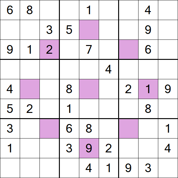 Asterisk Sudoku - Medium