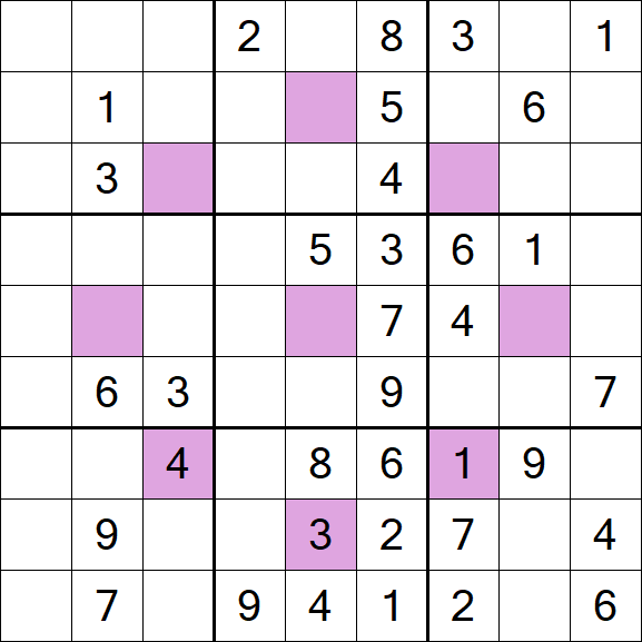 Asterisk Sudoku - Medium