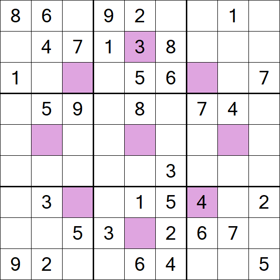 Asterisk Sudoku - Medium