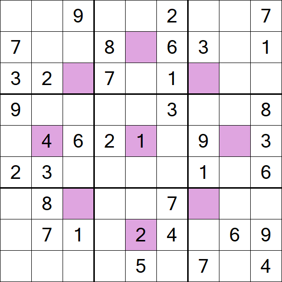 Asterisk Sudoku - Medium