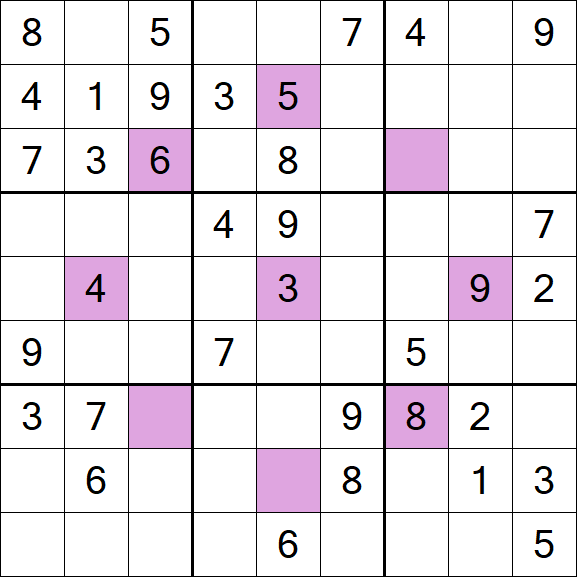 Asterisk Sudoku - Medium