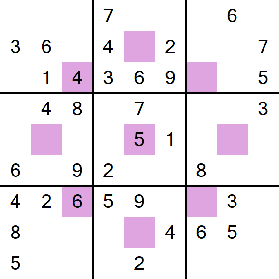 Asterisk Sudoku - Medium