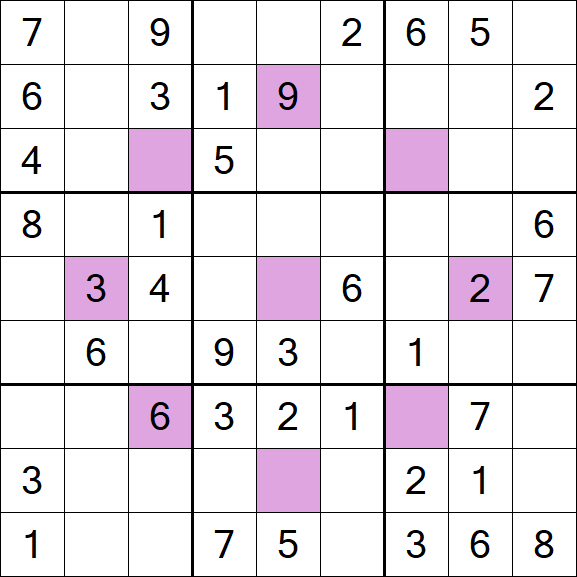 Asterisk Sudoku - Medium