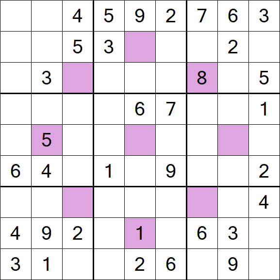Asterisk Sudoku - Medium