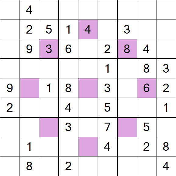 Asterisk Sudoku - Medium