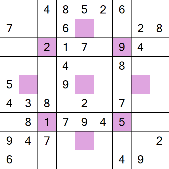 Asterisk Sudoku - Medium
