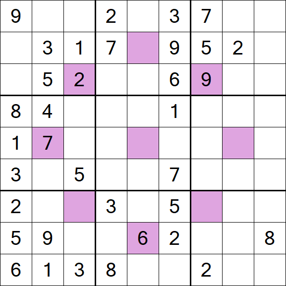 Asterisk Sudoku - Medium