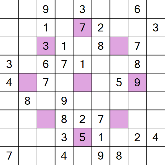 Asterisk Sudoku - Medium