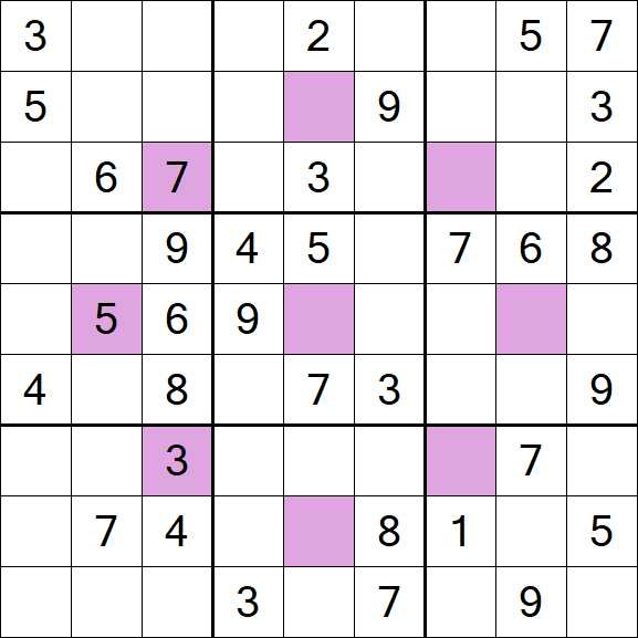 Asterisk Sudoku - Medium