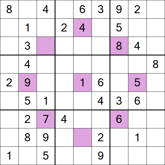 Asterisk Sudoku - Medium