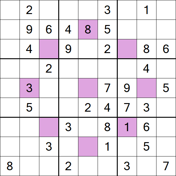 Asterisk Sudoku - Medium