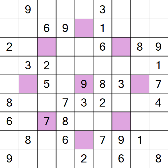 Asterisk Sudoku - Medium