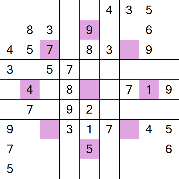 Asterisk Sudoku - Medium