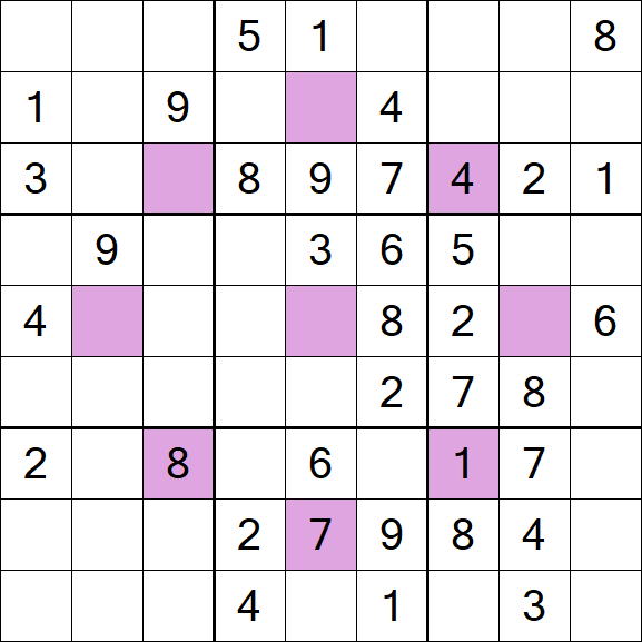 Asterisk Sudoku - Medium