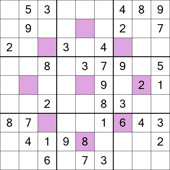 Asterisk Sudoku - Medium