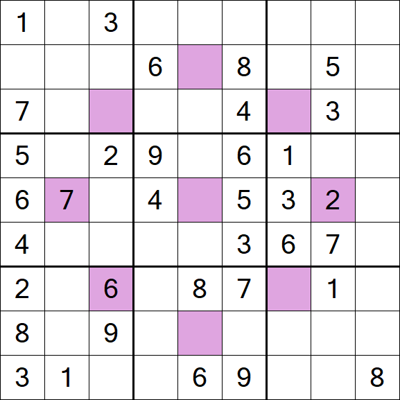 Asterisk Sudoku - Medium