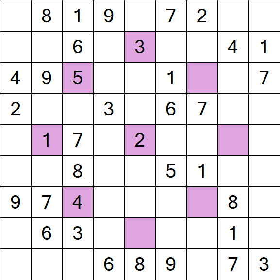 Asterisk Sudoku - Medium