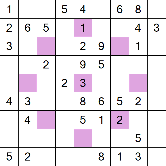 Asterisk Sudoku - Medium