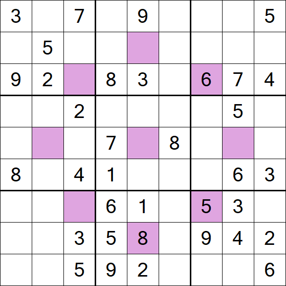 Asterisk Sudoku - Medium