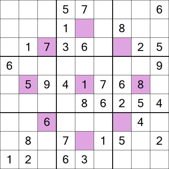 Asterisk Sudoku - Medium