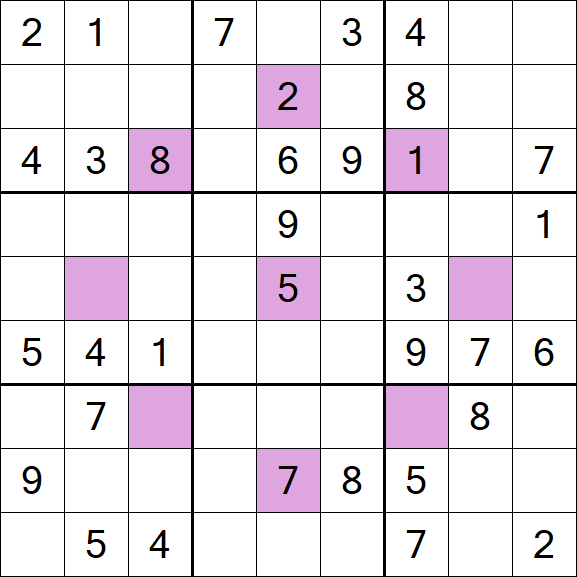 Asterisk Sudoku - Medium