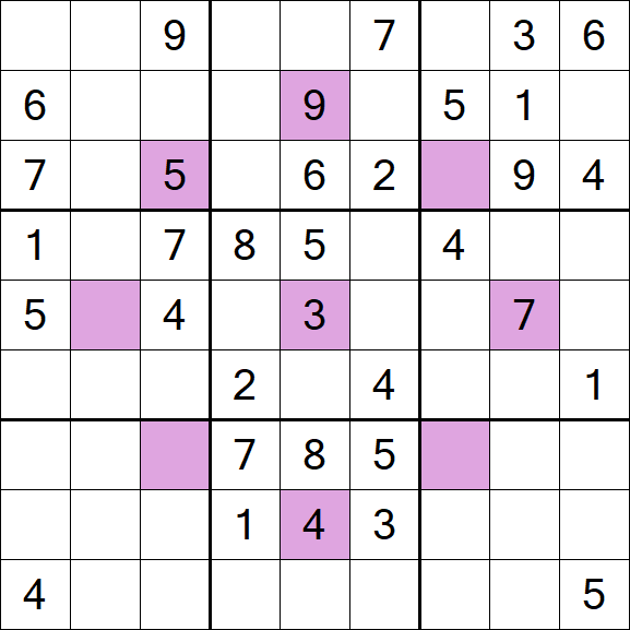 Asterisk Sudoku - Medium