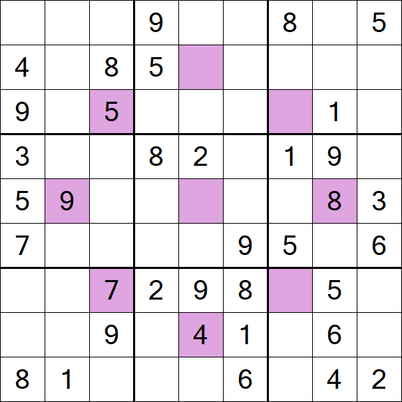 Asterisk Sudoku - Medium