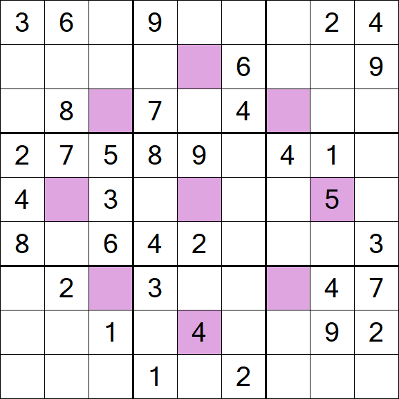Asterisk Sudoku - Medium