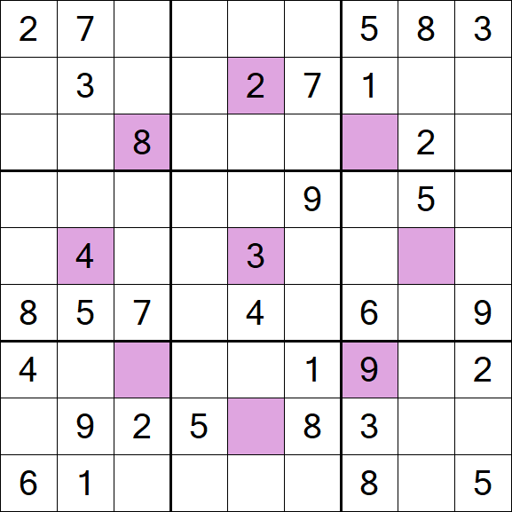 Asterisk Sudoku - Medium