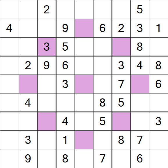 Asterisk Sudoku - Medium