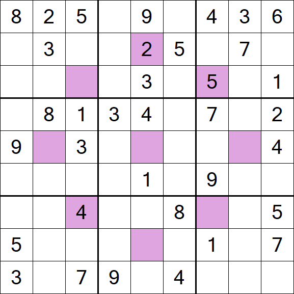 Asterisk Sudoku - Medium