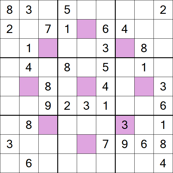 Asterisk Sudoku - Medium