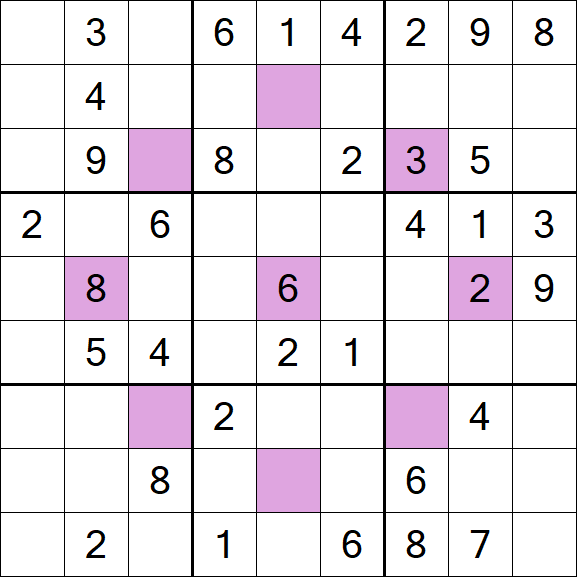 Asterisk Sudoku - Medium