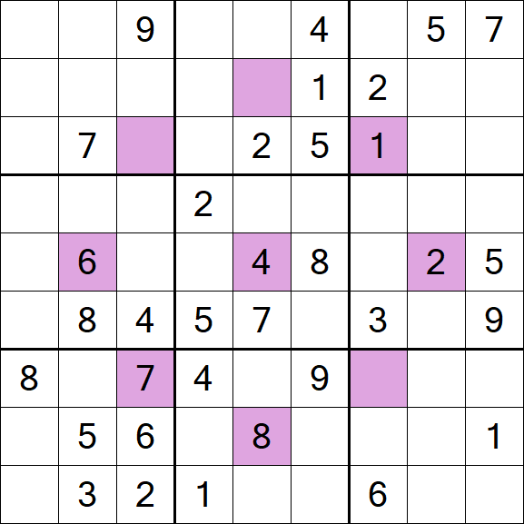 Asterisk Sudoku - Medium
