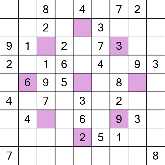 Asterisk Sudoku - Medium