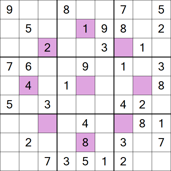 Asterisk Sudoku - Medium