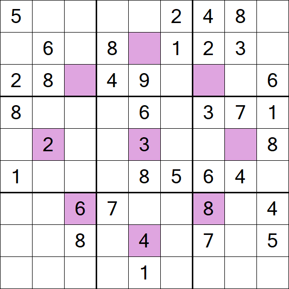 Asterisk Sudoku - Medium
