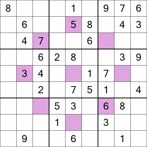Asterisk Sudoku - Medium