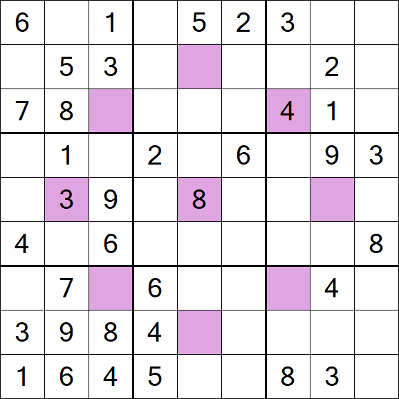Asterisk Sudoku - Medium