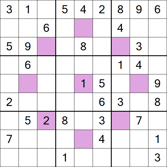Asterisk Sudoku - Medium