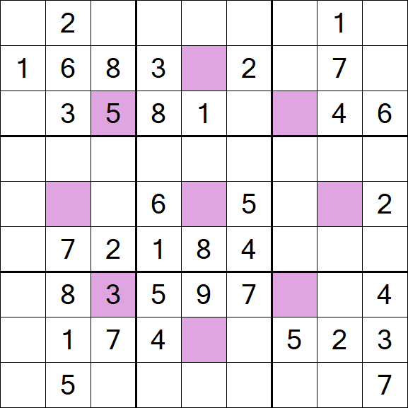 Asterisk Sudoku - Medium