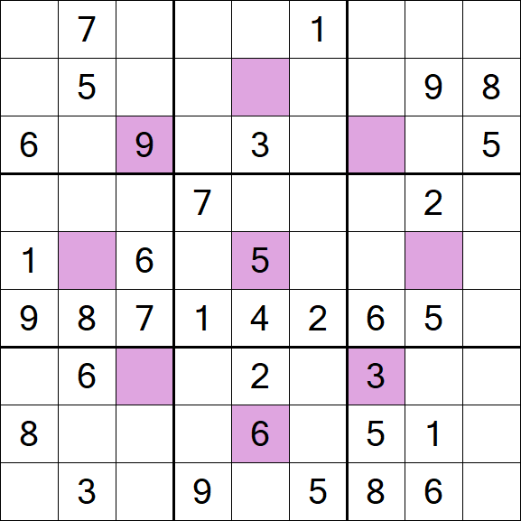 Asterisk Sudoku - Medium