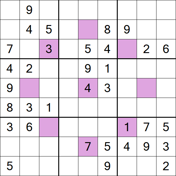 Asterisk Sudoku - Medium